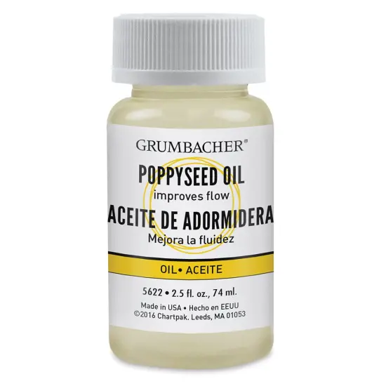 Grumbacher Poppyseed Oil - 2.5 oz, Bottle {1}