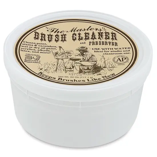 The Masters Brush Cleaner and Preserver - Classroom Tub, 24 oz {1}