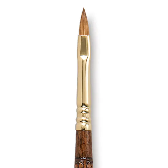 Escoda Reserva Kolinsky-Tajmyr Sable Brush - Filbert, Short Handle, Size 4 {1}