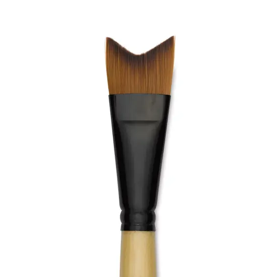 Dynasty Black Gold Brush - Whale's Tail, Short Handle, Size 1" {1}