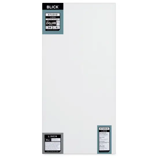 Blick Studio Linen Stretched Canvas - 24" x 48", Traditional 3/4" Profile {1}