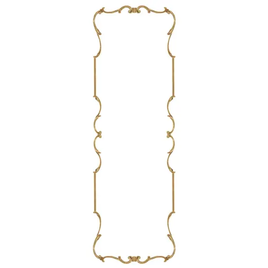 Large Baroque Design Wall Stencil | 3041B by Designer Stencils | Reusable Art Craft Stencils for Painting on Walls, Canvas, Wood | Reusable Plastic Paint Stencil for Home Makeover | Easy to Use & Clean Art Stencil {1}