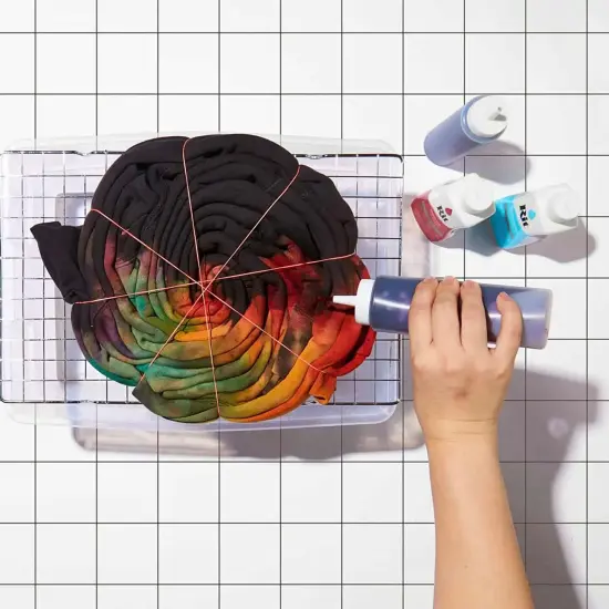 Rit Dye Liquid Marigold All-Purpose Dye 8oz, Pixiss Tie Dye Accessories Bundle {5}