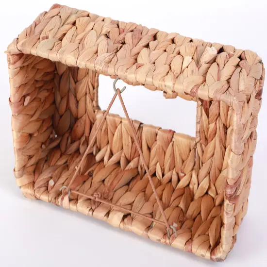 Wicker Water Hyacinth Tissue Box Cover Rectangle {3}