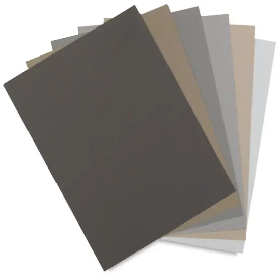Canson Mi Teintes Drawing Papers - 12" x 16", Gray Tone, Pad, 24 Sheets {1}