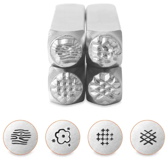 ImpressArt Design Stamp - Texture Pack Series 2, Set of 4 {1}