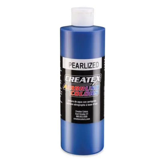 Createx Airbrush Color - 16 oz, Pearl Blue {1}