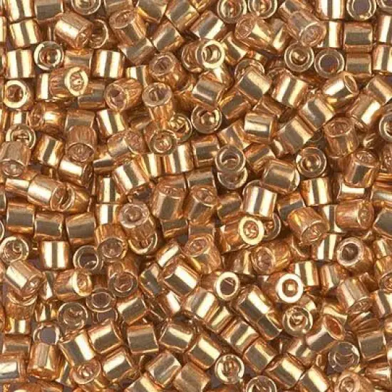 Miyuki Delica Bead 8/0, DBL0410, Galvanized Yellow Gold {1}