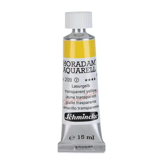 Schmincke Horadam Aquarell Artist Watercolor - Transparent Yellow, 15 ml tube {2}