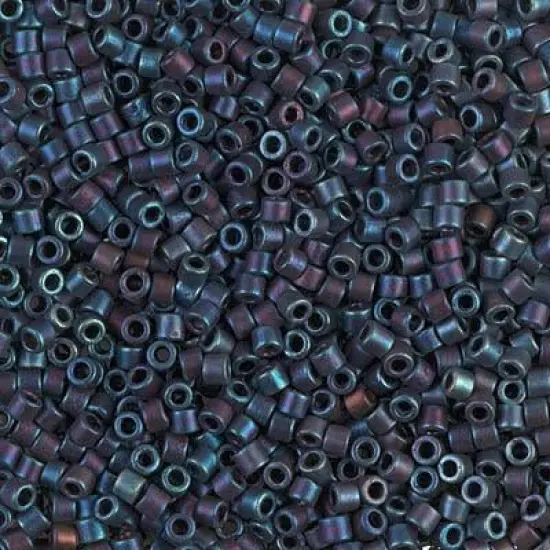 Miyuki Delica Bead 10/0, DBM0325, Matte Metallic Blue Iris {1}