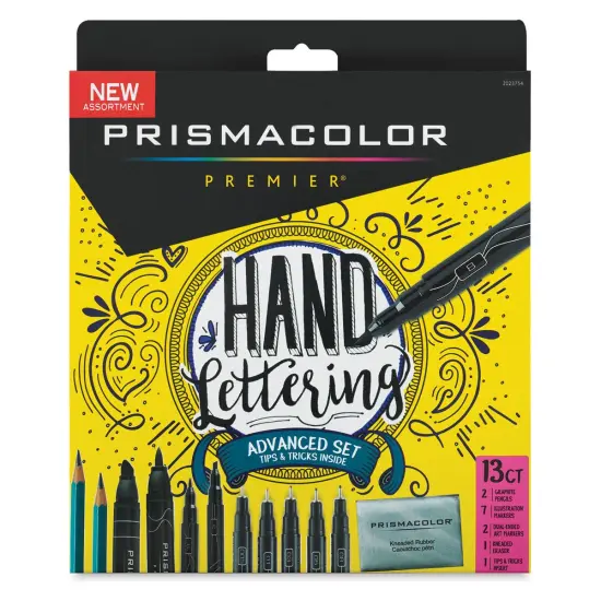 Prismacolor Hand Lettering Set - Advanced, 13-Piece Set {1}