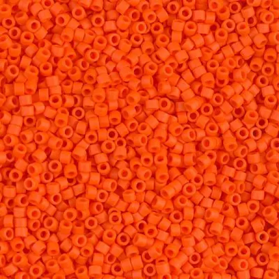 Miyuki Delica Bead 11/0, DB0752, Matte Op Orange, 50 grams {1}