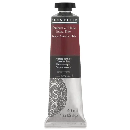 Sennelier Artists' Extra Fine Oil Paint - Carmine Deep, 40 ml tube {1}