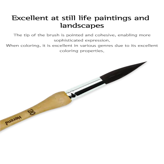 Herend Brush RL-5220 Round Brush (Squirrel) {3}