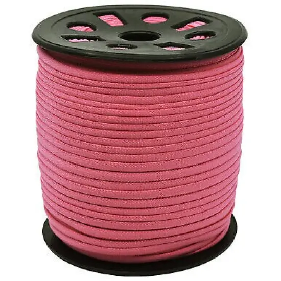 Ganel Pink Braided Elastic for Crafts One Sixth in x100 Yards by Galaxy Notions {1}