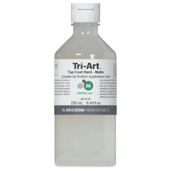 Tri-Art Top Coat Medium - Hard Matte, 8 oz, Bottle {1}