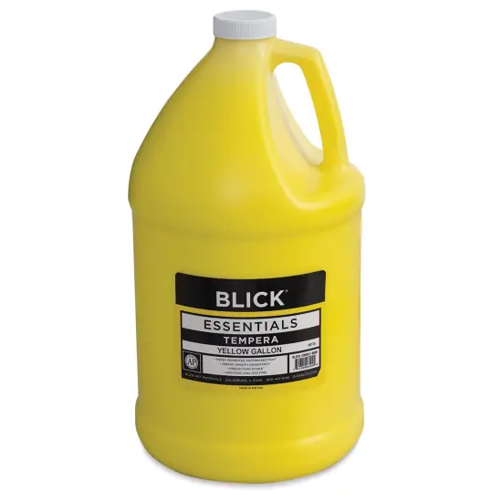 Blick Essentials Tempera - Yellow, Gallon {1}