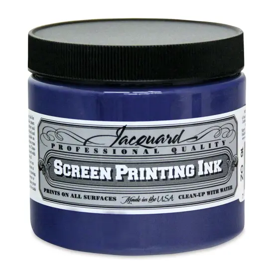 Jacquard Screen Printing Ink - Opaque Navy, 16 oz {1}