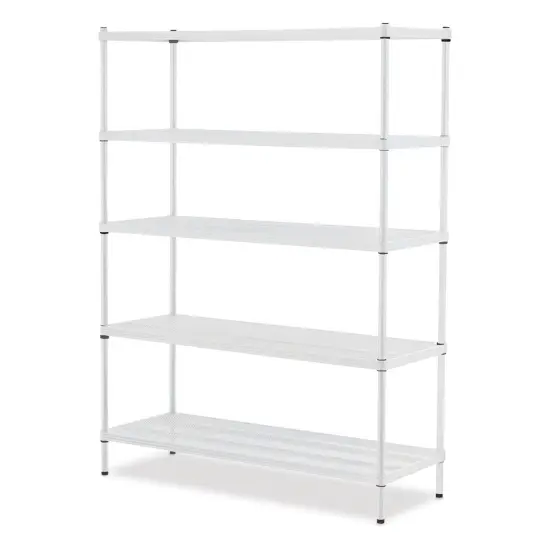 Design Ideas MeshWorks Shelving Units - White, 5-Tier {1}