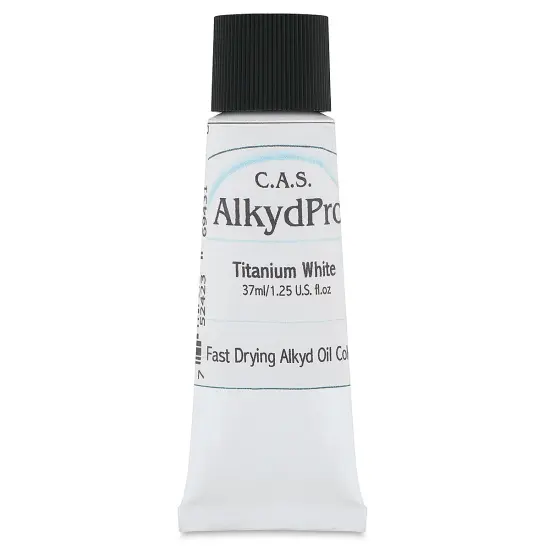 CAS AlkydPro Fast-Drying Alkyd Oil Color - Titanium White, 37 ml tube {1}