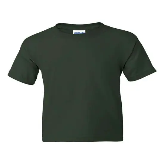 Gildan&reg; DryBlend Youth Short Sleeve Crewneck T-Shirt Forest Green {1}