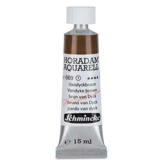 Schmincke Horadam Aquarell Watercolor - Vandyke Brown, 15 ml tube {1}