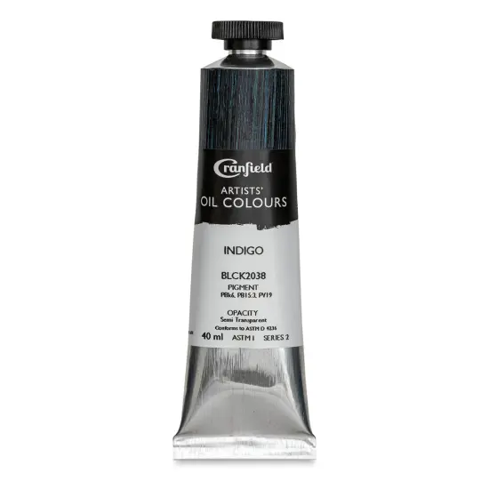 Cranfield Artists' Oils - Indigo, 40 ml, Tube {1}