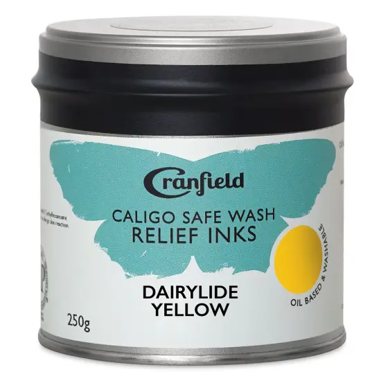 Cranfield Caligo Safe Wash Relief Ink - Diarylide Yellow, 250 g {1}