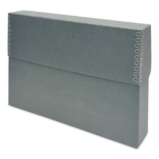 Lineco Archival Document Storage Case - Blue Gray, 15-1/2" x 10-1/2" x 2-1/2" {1}