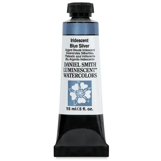 Daniel Smith Luminescent Watercolor - Iridescent Blue Silver, 15 ml, Tube {2}