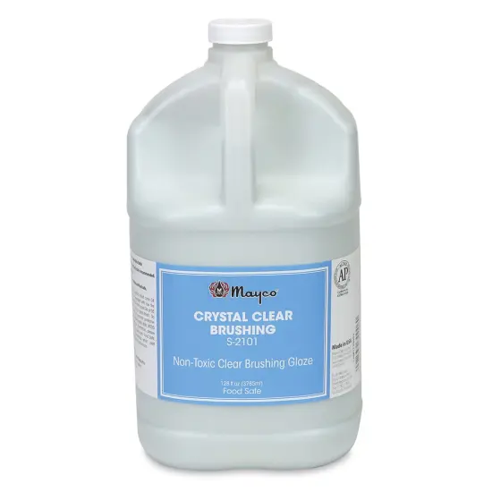 Mayco Crystal Clear Brushing Glaze, Gallon {1}
