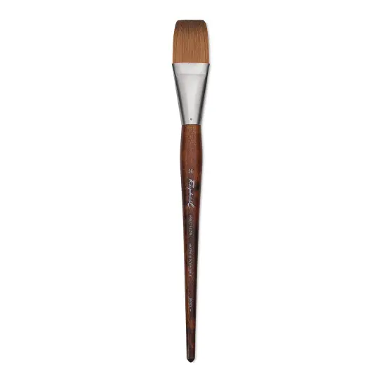 Rapha&euml;l Precision Brush - Flat, Size 36, Long Handle {2}
