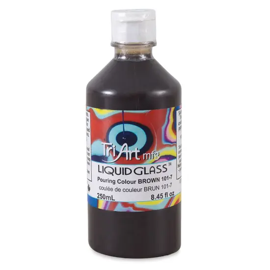 Tri-Art Acrylic Liquid Glass Pouring Color - Brown, 250 ml {1}