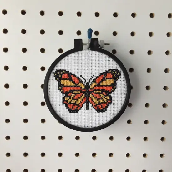 Butterfly Bug Counted Cross Stitch DIY KIT Beginner {3}