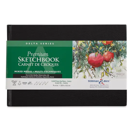 Stillman & Birn Delta Series Sketchbook - 6" x 9", Landscape, Hardbound {1}
