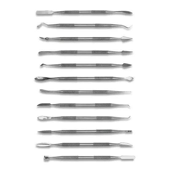 Hawk Wax and Plaster Carving Tools - Set of 12 {1}