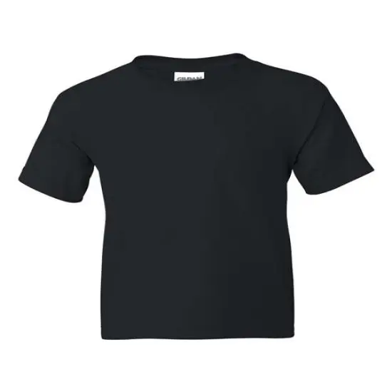 Gildan&reg; DryBlend Youth Short Sleeve Crewneck T-Shirt Black {1}