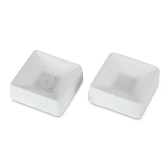 Fuseworks Glass Slump Mold - Flat Sides, 3" x 3" {2}