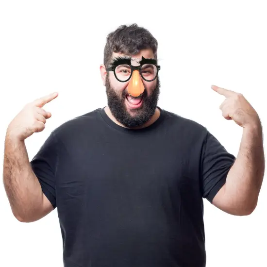 Disguise Glasses with Nose - Funny Old Man Glasses - 1 Piece {3}