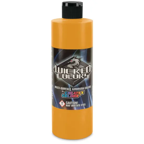 Createx Wicked Colors Airbrush Color - 16 oz, Golden Yellow {1}