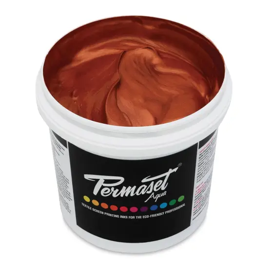Permaset Aqua Fabric Ink - Copper, Liter {1}