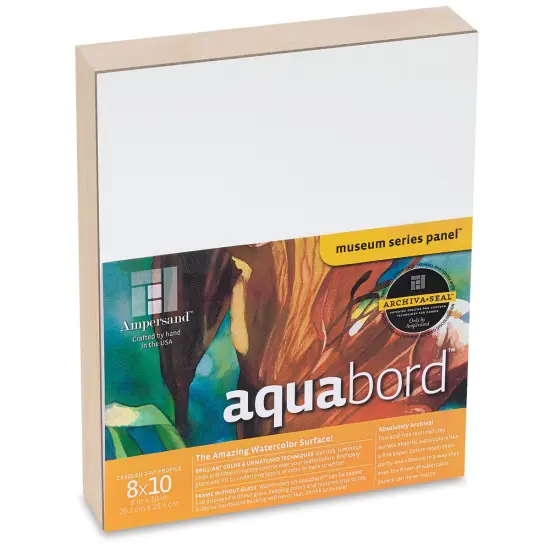 Ampersand Aquabord Panel - 8" x 10", 1-1/2" Cradled {2}