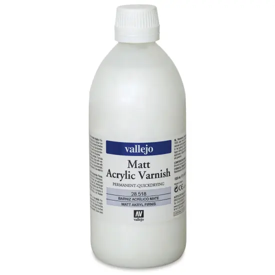 Vallejo Permanent Acrylic Varnish - Matte, 500 ml {2}