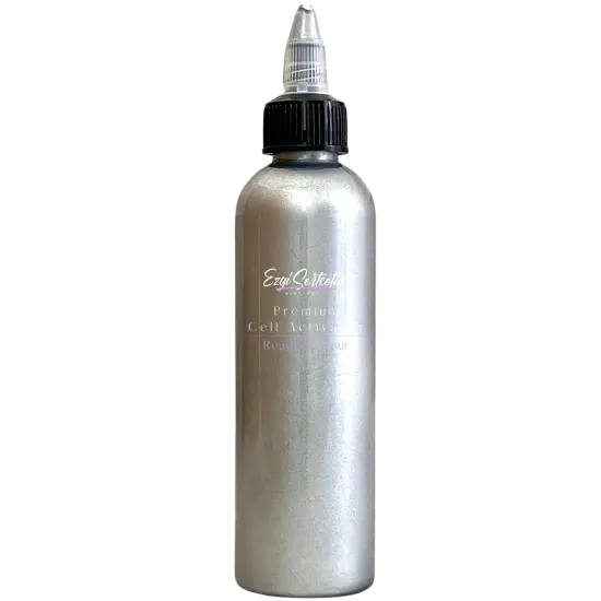 Premium Cell Activator | Ready to Pour | Create Perfect and Unique Cells in your Painting Works | 4oz by Volume | by Ezgi Sertcetin Metallic silver {1}