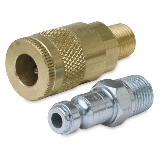 Iwata Airbrush 1/4" Quick Disconnect Set - 2 Pieces {2}