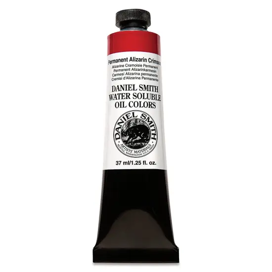 Daniel Smith Water-Soluble Oil - Permanent Alizarin Crimson, 37 ml Tube {2}