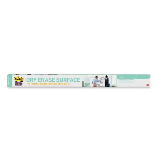 Post-it Super Sticky Dry Erase Surface - Roll, 3 ft x 4 ft {2}