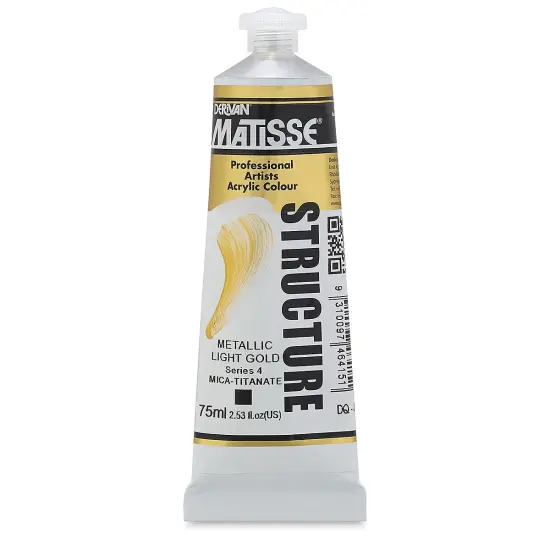 Matisse Structure Paint - Light Gold, 75 ml {2}