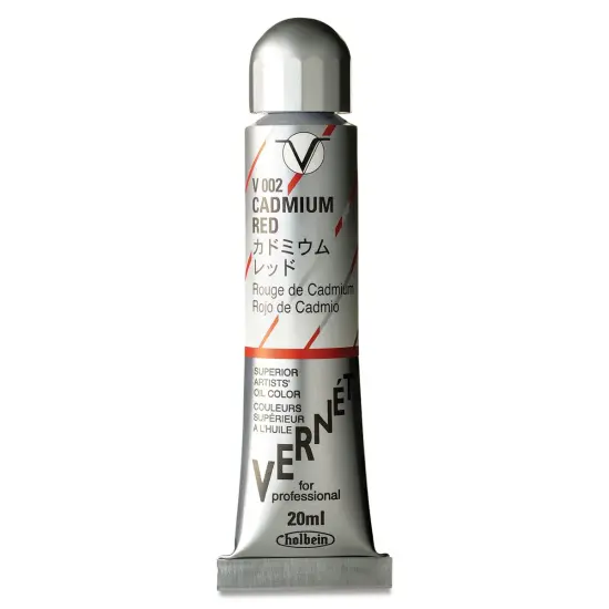 Holbein Vern&eacute;t Superior Artists' Oil Color - Cadmium Red, 20 ml tube {1}