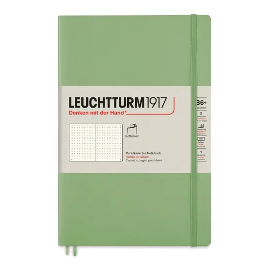Leuchtturm1917 Dotted Softcover Notebook - Sage, 5" x 7-1/2" {1}
